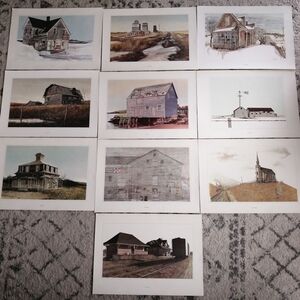 Rustic Landscape Art Prints Collection